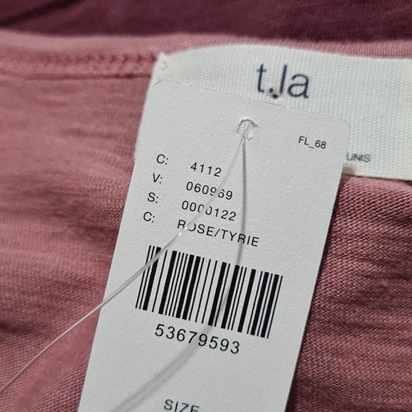 Anthropologie t.la Ombre Bell Sleeve Tessa Tee Top NWT Medium - Picture 4 of 7